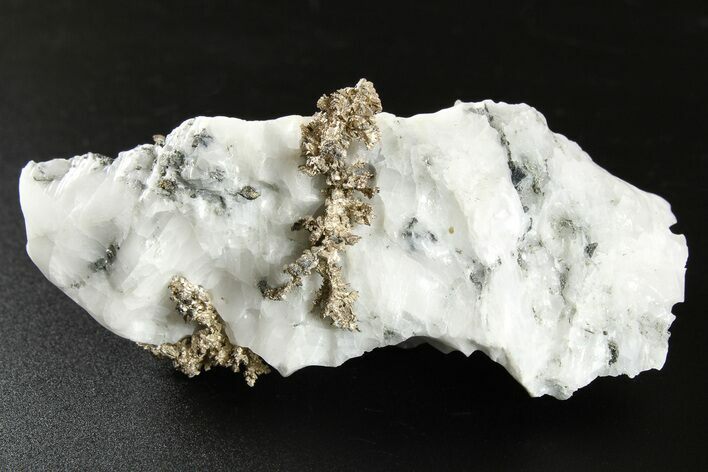 Native Silver in Calcite - Morocco #266122